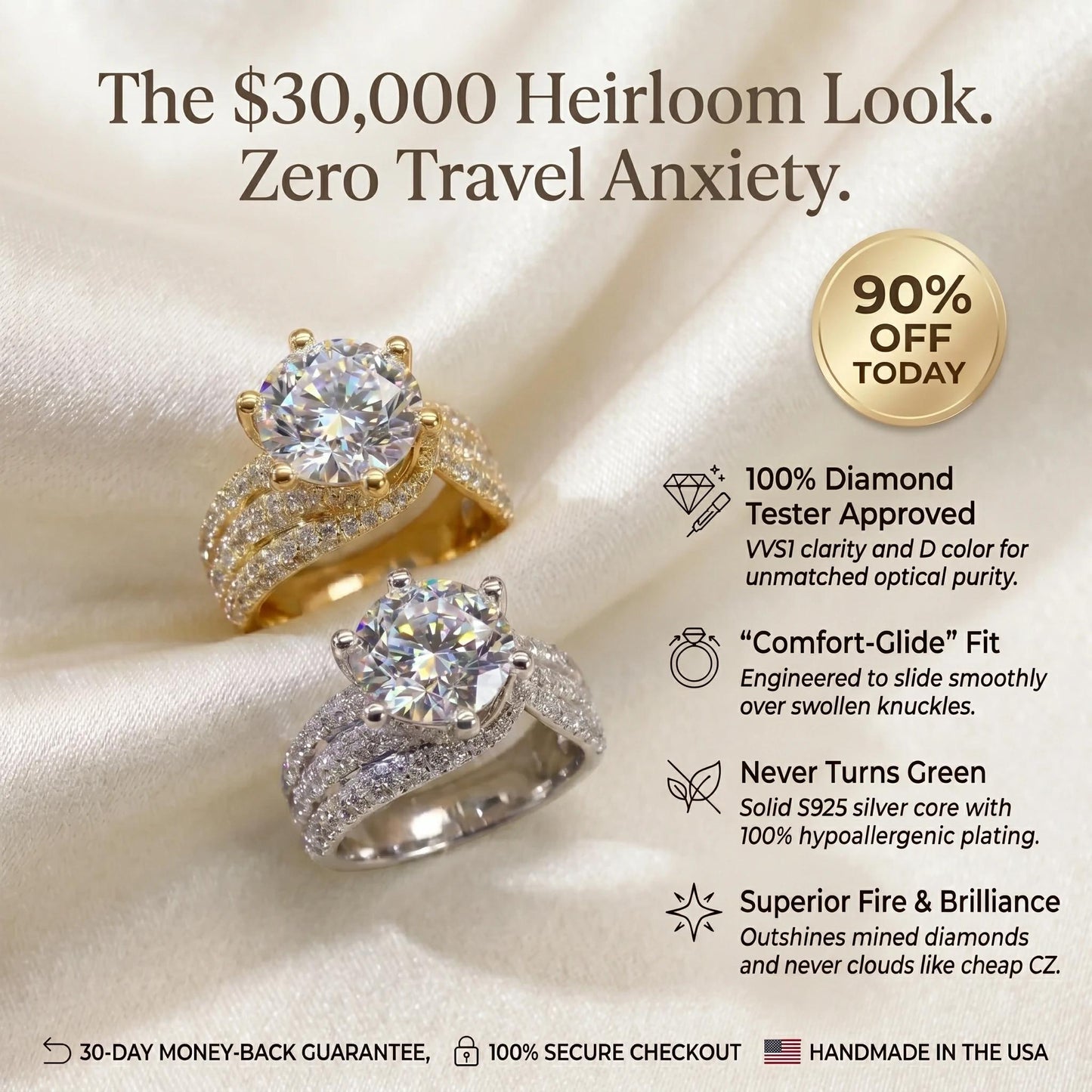 🔥 LAST DAY 90% OFF:  The 3-Carat Infinity Twist Moissanite Ring | Fearless Everyday Luxury