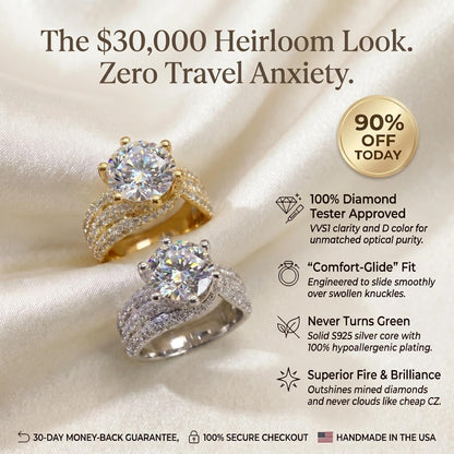 🔥 LAST DAY 90% OFF:  The 3-Carat Infinity Twist Moissanite Ring | Fearless Everyday Luxury