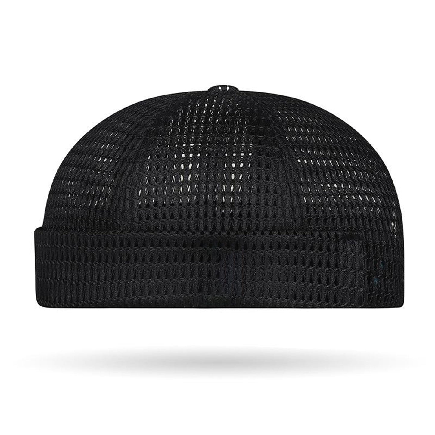 🔥Men’s Breathable Brimless Docker Hat – Lightweight Mesh Skull Cap for Summer Outdoor Wear
