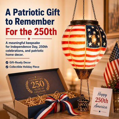 250th Anniversary Solar Hot Air Balloon Lantern