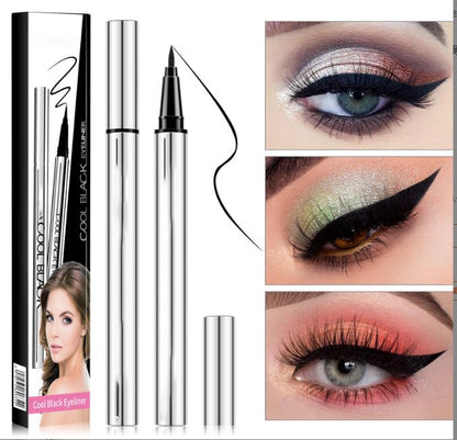 Waterproof Smudge-Proof Eyeliner – 24HR Intense Black Precision!