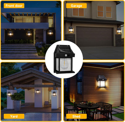 Powerful Solar Wall Lights with Automatic Activation