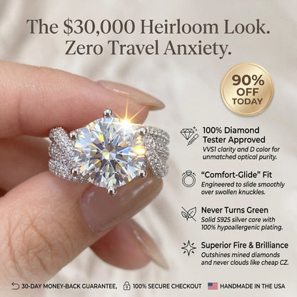 🔥 LAST DAY 90% OFF:  The 3-Carat Infinity Twist Moissanite Ring | Fearless Everyday Luxury