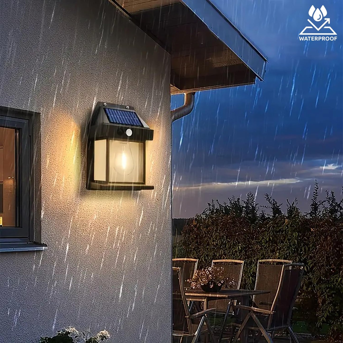 Powerful Solar Wall Lights with Automatic Activation