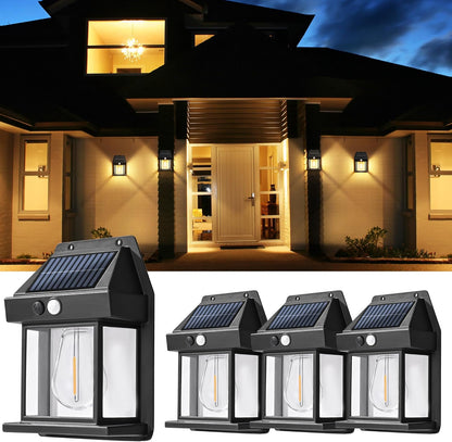Powerful Solar Wall Lights with Automatic Activation