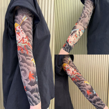 Tattoo-Style Cooling Arm Sleeves for Sun Coverage