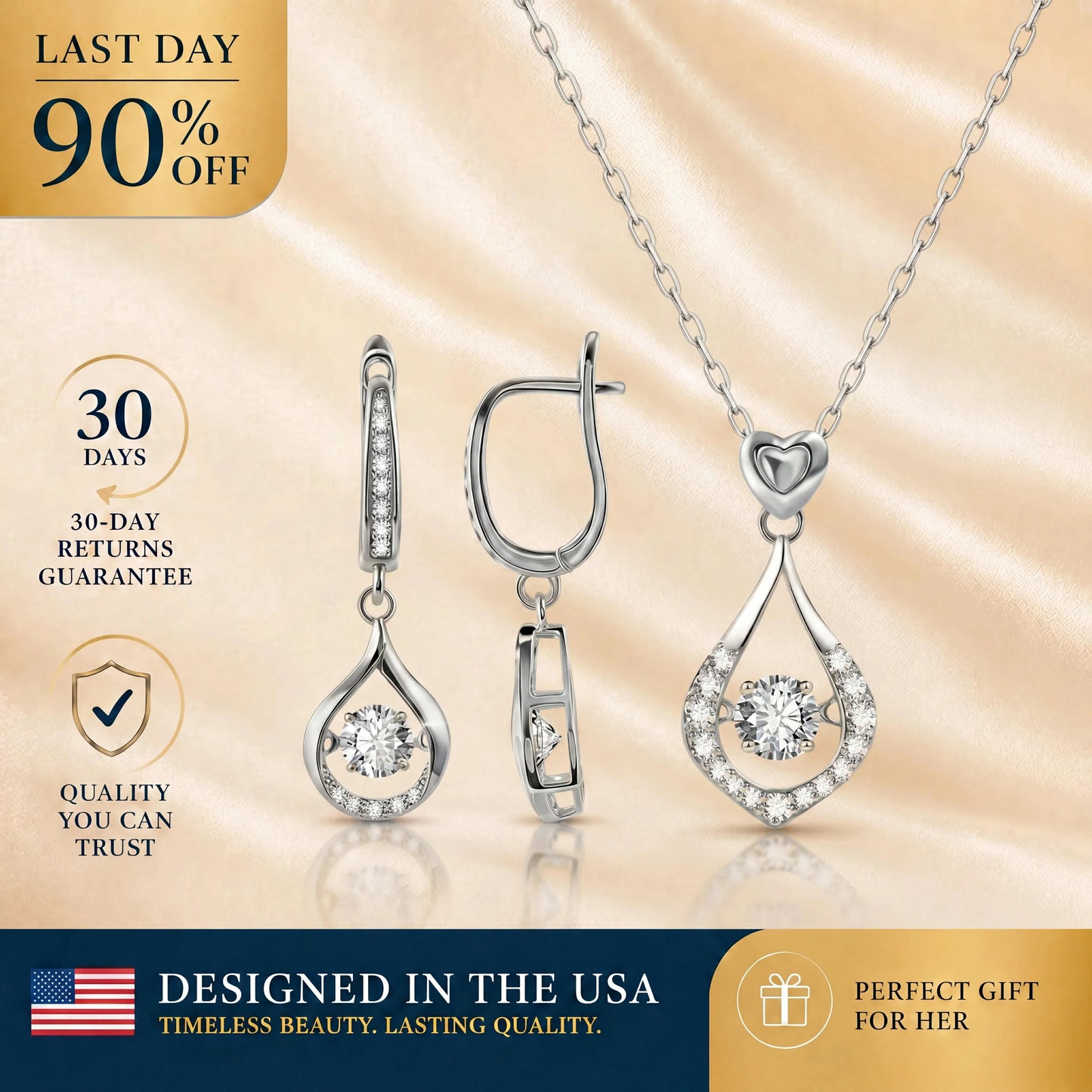🔥 90% OFF TODAY: 1-Carat "Dancing" Moissanite Earrings – The Pure S925 Comfort & Sparkle You Deserve 💖