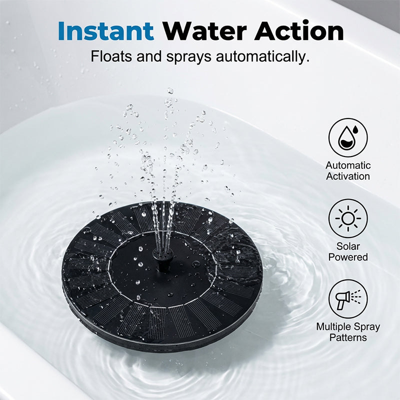 Interactive Floating Solar Water Spray Toy
