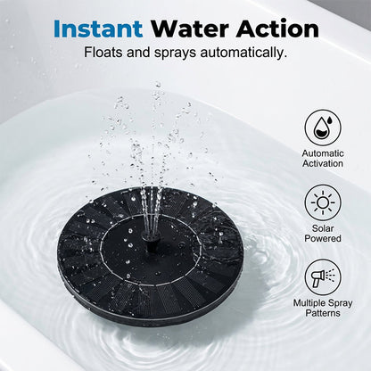 Interactive Floating Solar Water Spray Toy