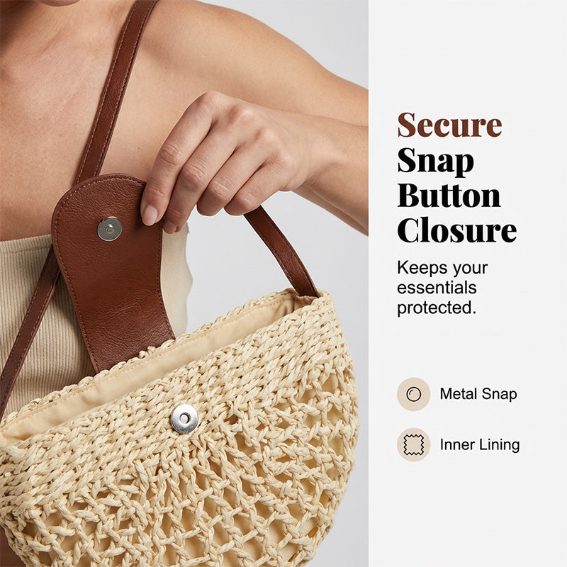 ⏰Woven Crossbody Bag for Women