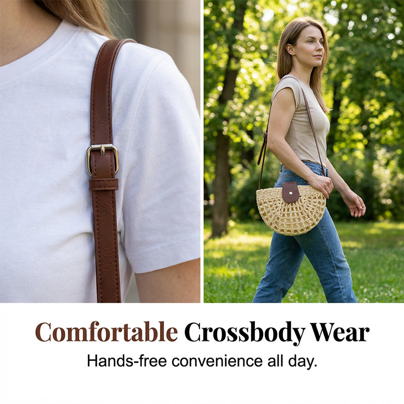 ⏰Woven Crossbody Bag for Women
