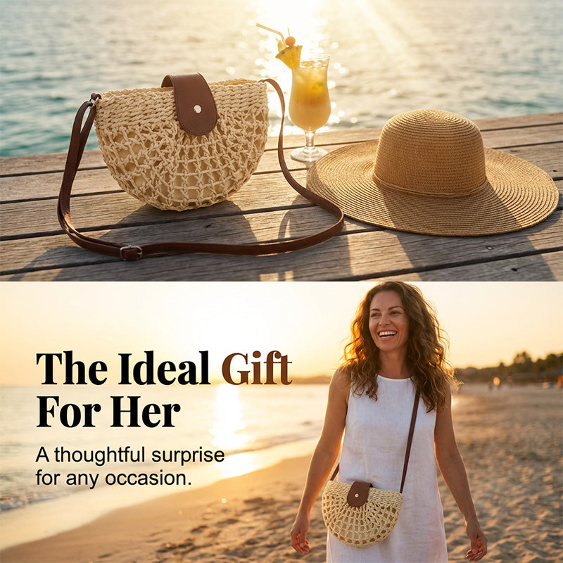 ⏰Woven Crossbody Bag for Women