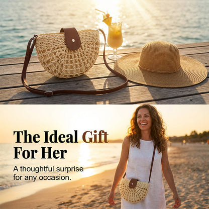 ⏰Woven Crossbody Bag for Women