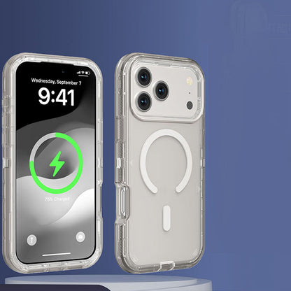 Shockproof Clear Magnetic Phone Case for 13-17 Series