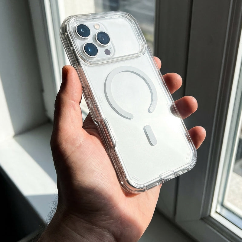 Shockproof Clear Magnetic Phone Case for 13-17 Series