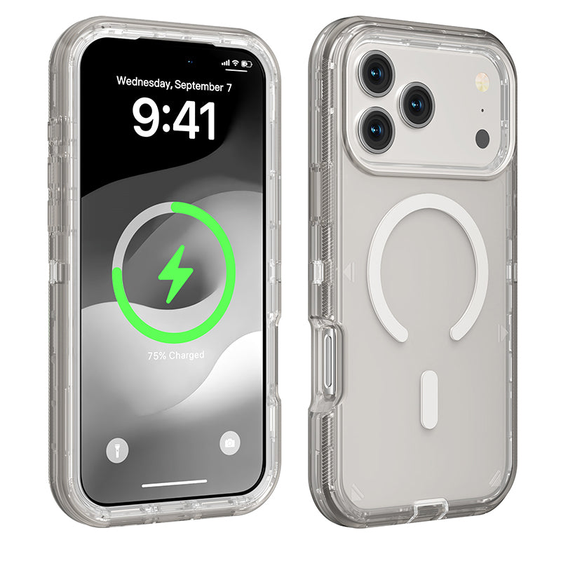 Shockproof Clear Magnetic Phone Case for 13-17 Series