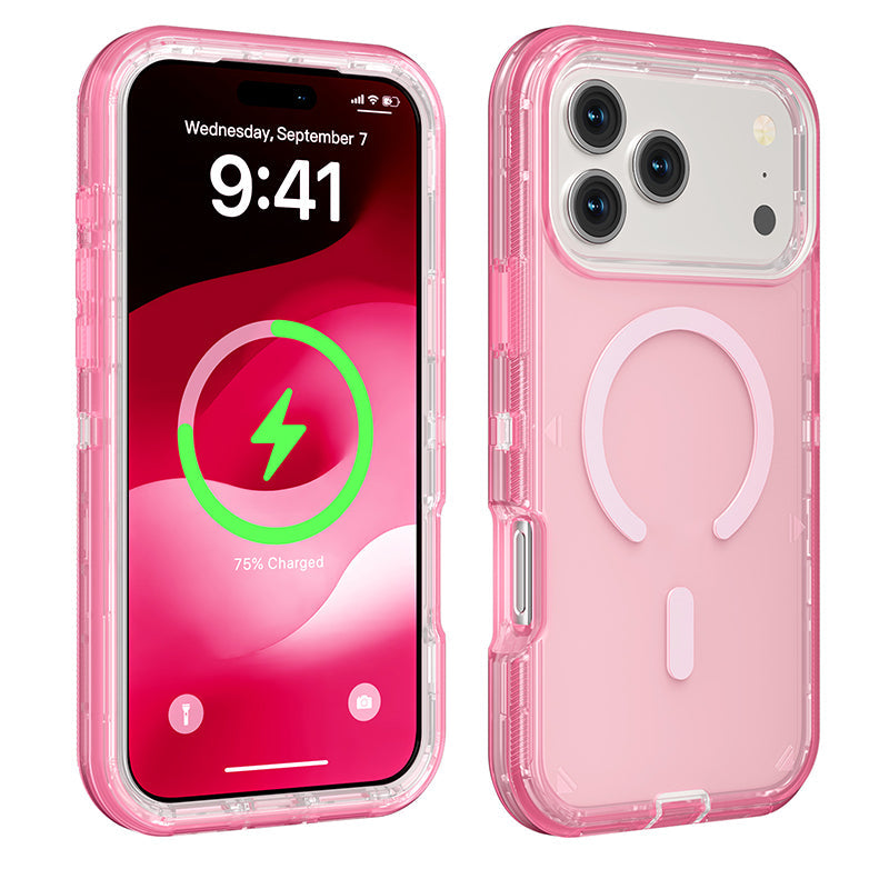 Shockproof Clear Magnetic Phone Case for 13-17 Series