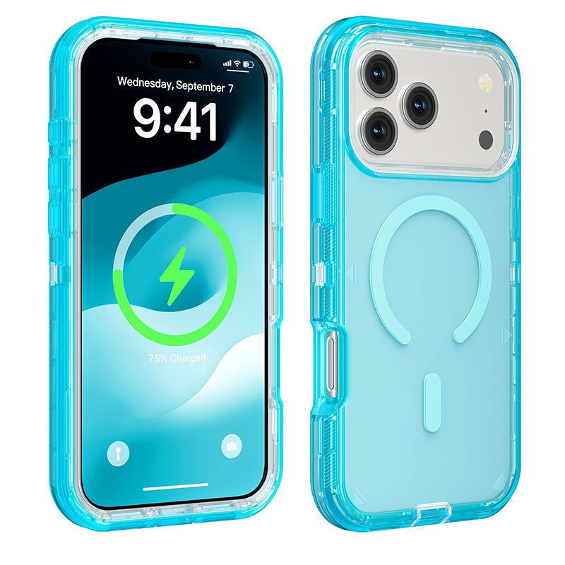 Shockproof Clear Magnetic Phone Case for 13-17 Series