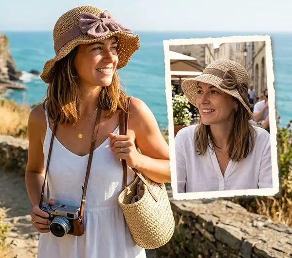 Casual Relaxed Holiday Bowknot Straw Hat